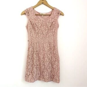 Monteau Mauve Lace Dress
